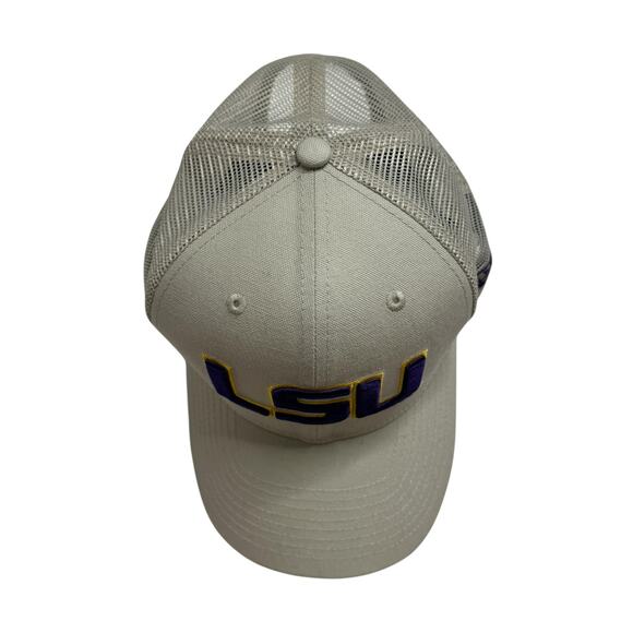 NEW ERA LSU *NEW* Tan SnapBack Logo Cap Mesh One Size Louisiana State University - Picture 5 of 7